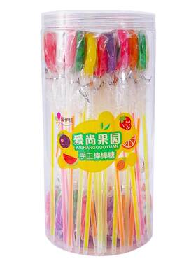 爱伊佳水果切片酒吧荧光棒棒糖