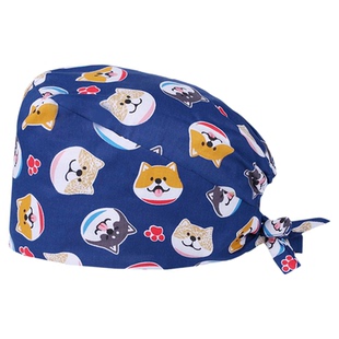 医舒手术帽女纯棉手术室专用帽子护士花帽口腔科医生工作帽男透气