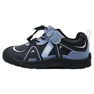 TATA童鞋儿童加绒休闲鞋2025冬季新款男女童蓝色加厚魔术贴运动鞋