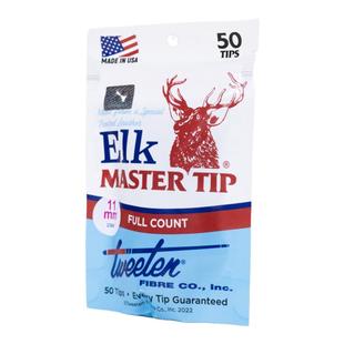 美国鹿头皮头ELK Master台球皮头中式黑八斯诺克11mm职业九球杆头