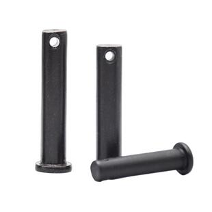 GB882黑销轴B型带孔销钉定位销圆柱M4M5M6M8M10M12-M60规格全包邮