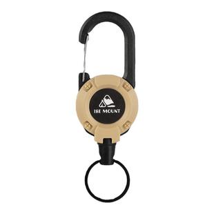 伸缩扣路亚易拉扣钢丝绳钓鱼防丢失手绳登山扣户外露营登山钥匙扣