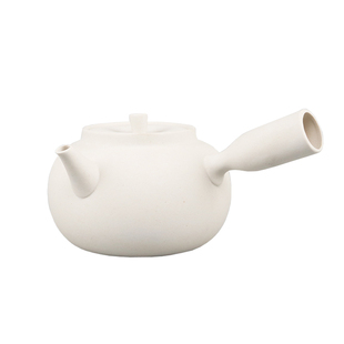 白泥陶壶 烧水壶粗陶茶具提梁壶电陶炉煮茶壶陶瓷侧把壶煮水壶