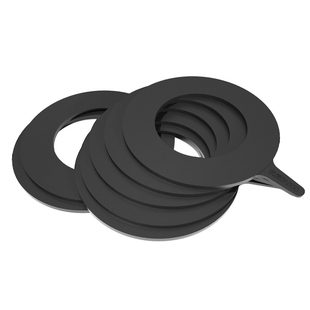 QH橡胶法兰垫片平垫阀门水管道密封胶皮垫加厚圆形垫圈弹性橡胶板