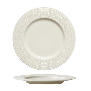 舍里法式家用浮雕陶瓷米饭碗餐具组合2025新款面碗平盘鱼盘西餐盘