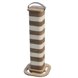 猫抓板耐磨不掉屑猫咪爬架柱窝一体立式贴墙四季通用瓦楞纸替换芯