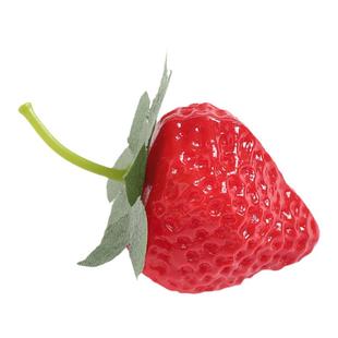 仿真草莓水果模型道具 玩具橱柜家居样板房装饰餐盘摆件 蛋糕装饰