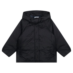 GLOBAL WORK 羽绒服女2025冬季新款连帽抽绳保暖纯色厚外套495695