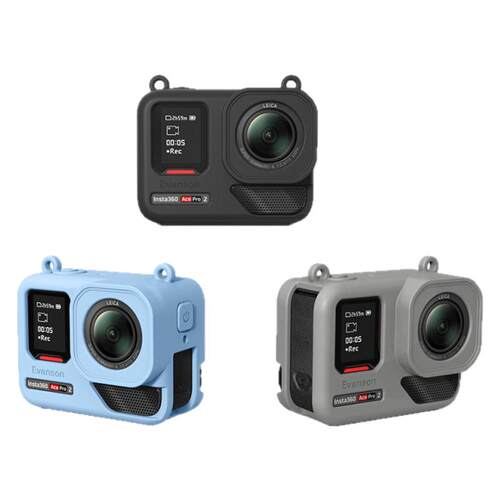 适用影石Insta360 Ace Pro 2保护套运动相机Insta360AcePro二代硅胶套钢化膜精准开模全包保护无惧日常磕碰