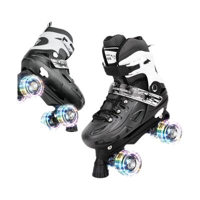 初学者四轮双排溜冰鞋成人轮滑鞋儿童全套装成年男女滑冰旱冰大人
