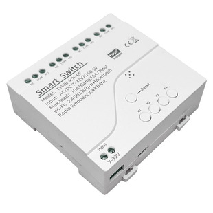 涂鸦WiFi蓝牙4路开关干接点动互锁继电器模块远程定时无线4g遥控
