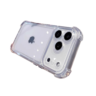 适用苹果16手机壳新款四角气囊防摔iPhone17promax自带镜头膜全包15pro透明14简约13硅胶12/11高级感16plus