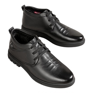 奥康皮鞋男加绒冬季保暖棉鞋男款真皮正品2025新款防滑冬天男鞋