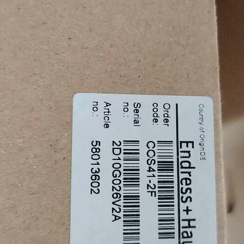 配件全新EndressHauser恩德斯豪斯COS41-2F溶议价