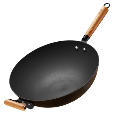 苏泊尔有钛真不锈家用铁锅炒锅