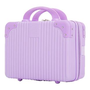 复古手提箱子小行李箱化妆包收纳伴手礼品包装箱旅行可套拉杆14寸