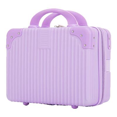 复古手提箱子小行李箱化妆包收纳伴手礼品包装箱旅行可套拉杆14寸