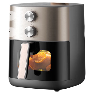 美的炎烤双热源空气炸锅6.5L可视