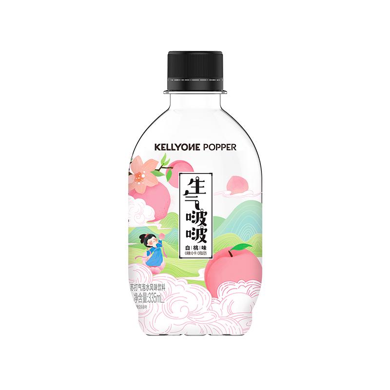 Kellyone生气啵啵气泡水饮料335ml*12瓶整箱装