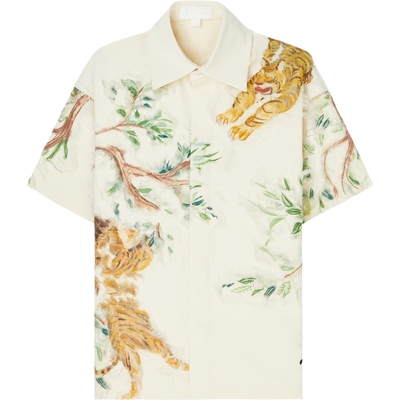 【折扣】ANGEL CHEN 女刺绣贴花衬衫