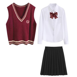 红歌大合唱团诗歌朗诵演出服初高中学生英伦学院风运动会班服套装
