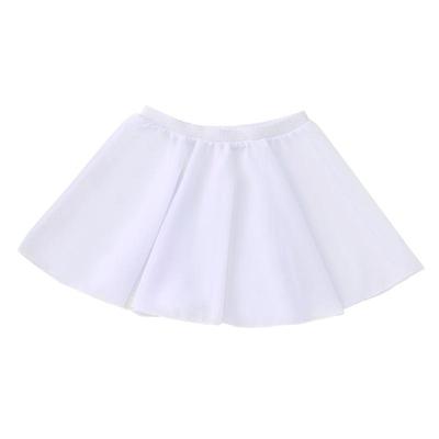 白色雪纺裙舞乐多女童短裙中国舞
