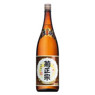 日本酒菊正宗上选清酒原装进口低度发酵酒纯米酿造日料同款1.8L