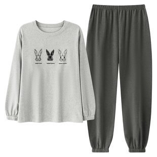 秋冬季双面磨毛德绒睡衣女2025新款加厚长袖保暖可外穿家居服套装