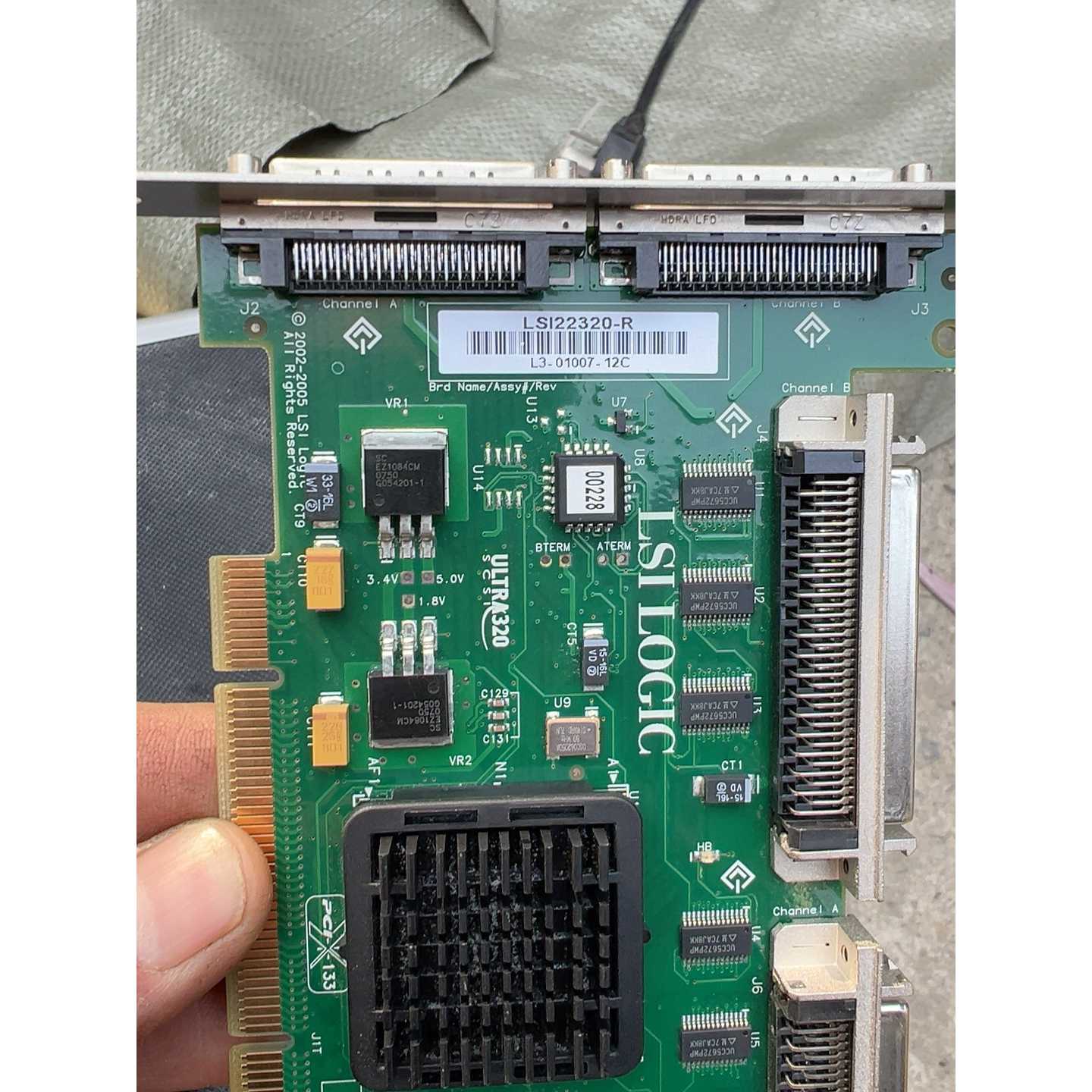非标价LSI22320R双通道SCSI卡Ultra320接口议价