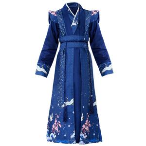 汉服男童中式新款春秋古风帅气古装男孩国学服儿童大童唐装演出服