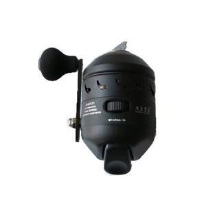 正品双鱼堡垒黑金刚JG25金属不锈钢渔轮滑轮弹弓射鱼打重镖跟线器