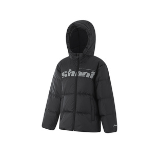 李宁童装儿童羽绒服男童大童冬季新款青少年冬装保暖立领运动外套