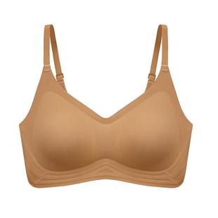 果冻条无痕内衣女无钢圈运动美背心女士薄乳胶文胸小胸聚拢防下垂