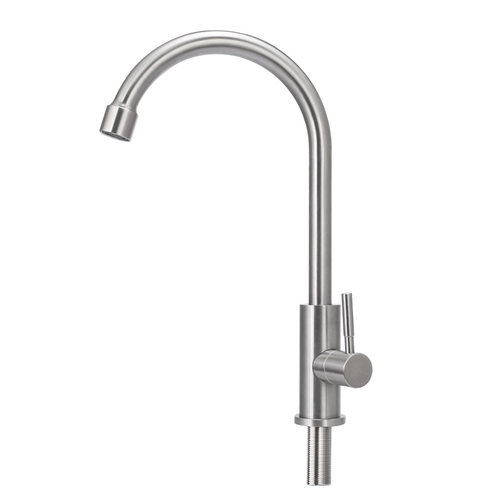 希库304不锈钢单冷龙头适用于安利净水器分流器分水阀安装水龙头