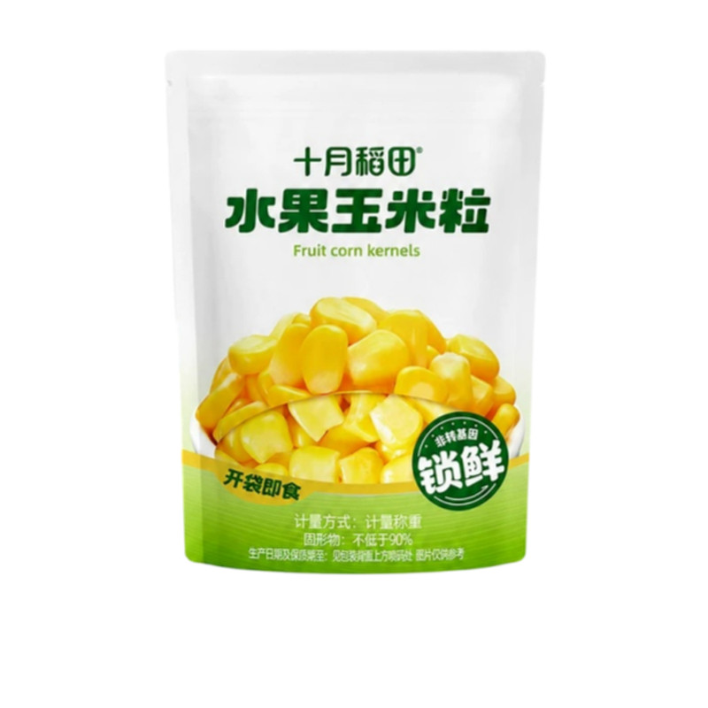 十月稻田休闲零食袋装水果玉米段