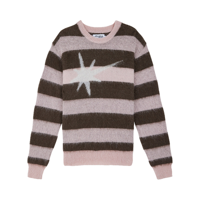 starwalk海马毛圆领条纹毛衣