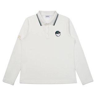 韩国高尔夫女装长袖polo衫2025秋季新款气质百搭运动golf球服上衣