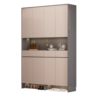 定制进门入户鞋柜玄关柜一体家用门口楼道大容量客厅门厅柜储物柜