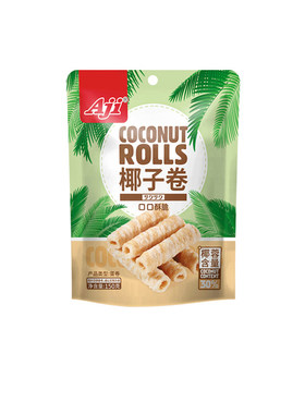Aji椰子卷150g*3袋椰蓉饼干