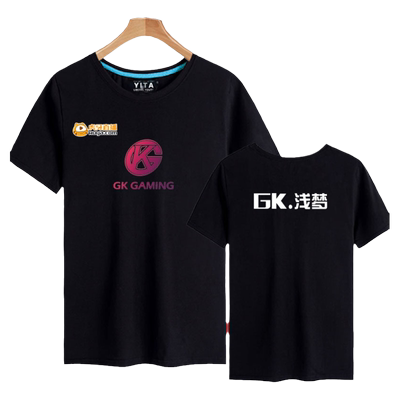 战队纯棉半袖体恤比赛服恤衫