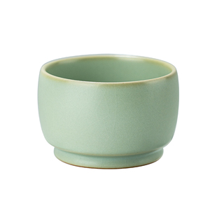 天青汝窑茶杯功夫茶主人杯单杯复古中式景德镇陶瓷手工茶具礼盒装