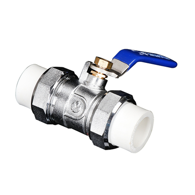 大流量玉新ppr全通径双活接球阀