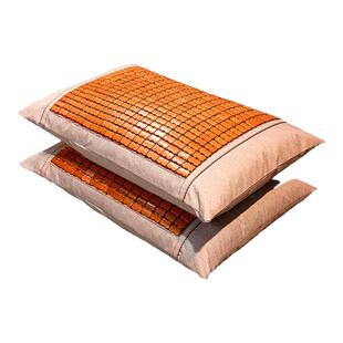 老席匠夏季乌竹麻将席枕套宿舍凉席枕头套冰凉竹席枕芯套单人枕席