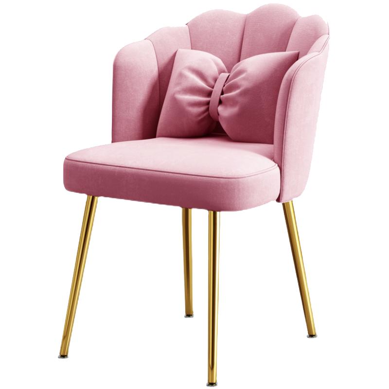 北欧化妆凳子轻奢网红梳妆台靠背椅子女生可爱卧室现代简约ins风