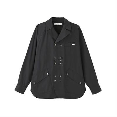 herz宽松款通勤双排扣长袖衬衫