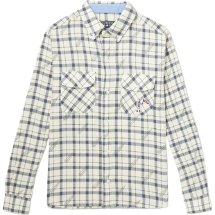 【折扣】Billionaire Boys Club男格纹法兰绒衬衫