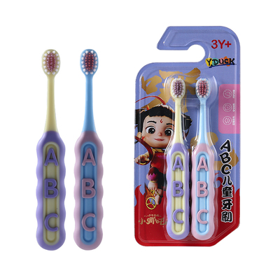 哪吒卡通软毛儿童牙刷3到12岁