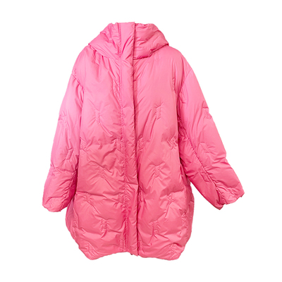 容子木ROSEMOO24年冬季新款轻量感小方块压线羽绒服RCL4YP118A