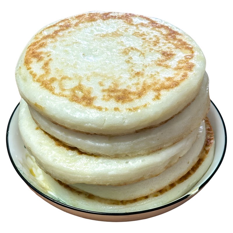 南通东台传统手工老酵大米饼香甜米饭饼传统中式早点软糯早餐点心