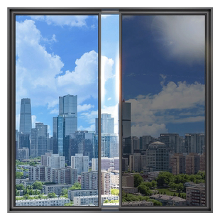 窗户遮阳贴纸单向透视防窥防晒透光家用玻璃反光膜隔热遮光神器